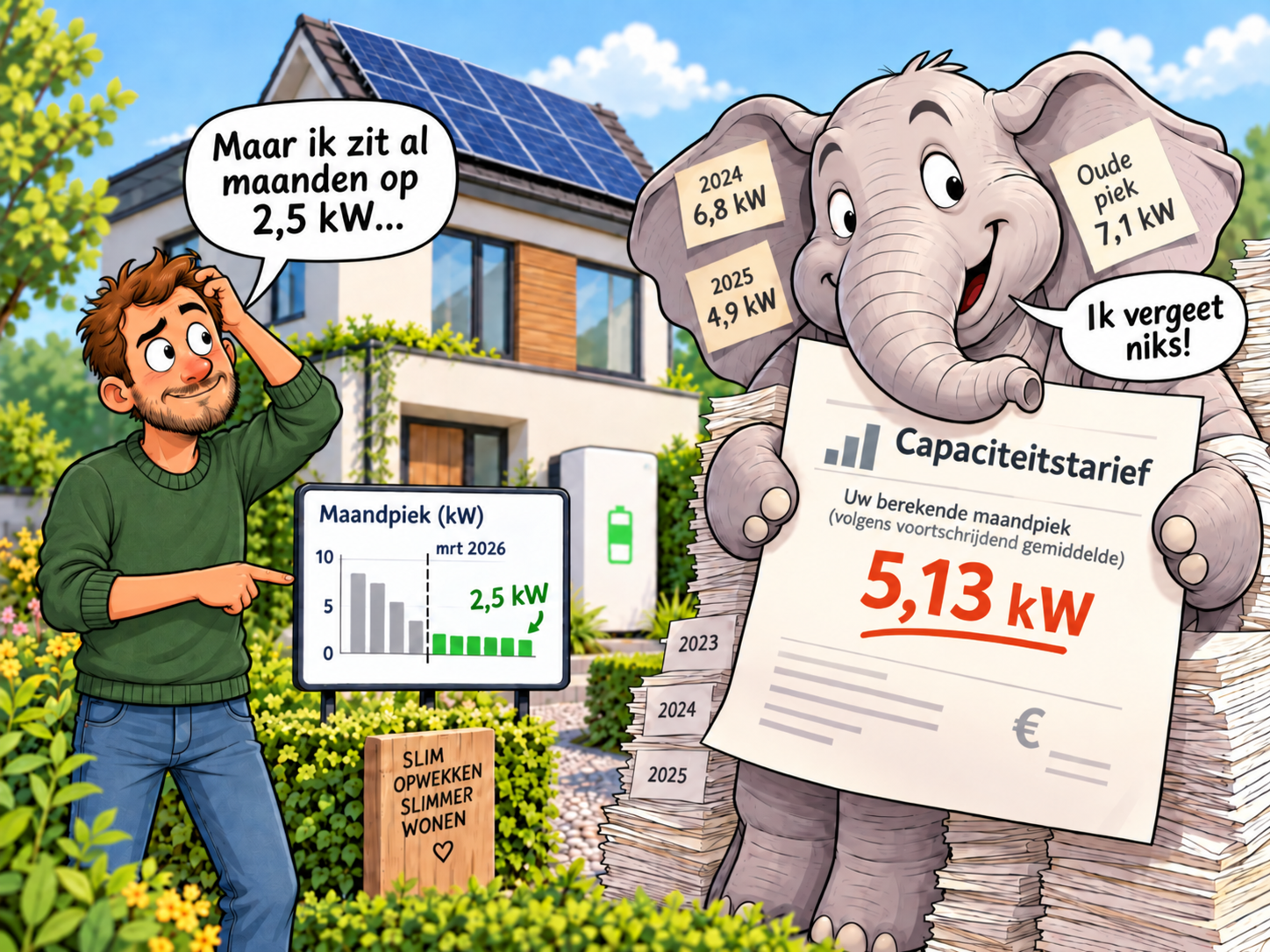 Capaciteitstarief: als je elektriciteitsfactuur een olifantengeheugen heeft